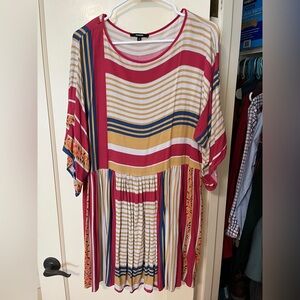 Colorful Striped Tunic